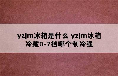 yzjm冰箱是什么 yzjm冰箱冷藏0-7档哪个制冷强